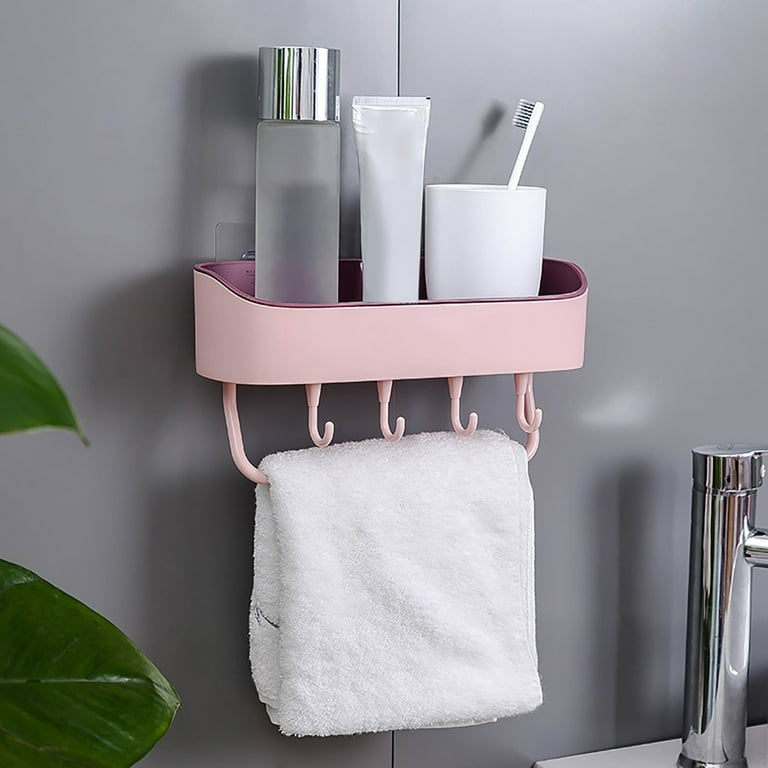 Bathroom Shelf Shower Wall Mount Shampoo Storage Holder With