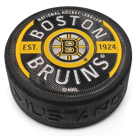 Boston Bruins 3 Trimflexx Gear Design Puck