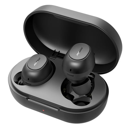 Mpow True Wireless Earbuds, Wireless Bluetooth Earbuds with Mic Fast Charging Stereo Noise Cancelling Air Earbuds Touch Control Ear Pods Waterproof in-Ear Ear Buds, Headsets for Sport