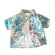 thumbnail image 2 of Blusa y camisa de manga corta con cuello vuelto Camisa de solapa de manga corta de verano para niños con estampados florales Top casual estilo playa Top de algodón para niños, 2 of 5