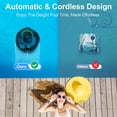 thumbnail image 6 of POWEART Cordless Robotic Pool Cleaner, 120-Min Auto Vacuum, Smart Edge Shutoff, Deep Clean, Large Filter Basket for Flat Above-Ground Swimming Pools, 6 of 10