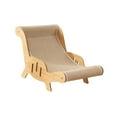 thumbnail image 4 of Silla de sisal para gatos, silla de playa para gatos, afilador de uñas, sillón de descanso para gatos, gato 32 cm x 53 cm x 31 cm, 4 of 9