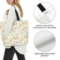 thumbnail image 3 of Balery Floral1 Bolsa Tote Estilo Estético con Cremalleras, Bolsa de Hombro, Bolsa de Compras Grande y Plegable, 3 of 8