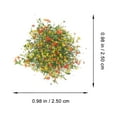 thumbnail image 2 of CATIEBYE 10Pcs Plastic Simulated Flower Cluster Ornament for Sand Table Model with Realistic Appearance, 2 of 6