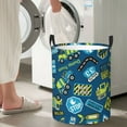 thumbnail image 4 of Goofa Dump Truck Printed Circular Hamper,Laundry Basket with Handles,Storage Baskets Foldable,Large Capacity Laundry Hamper-Medium, 4 of 8