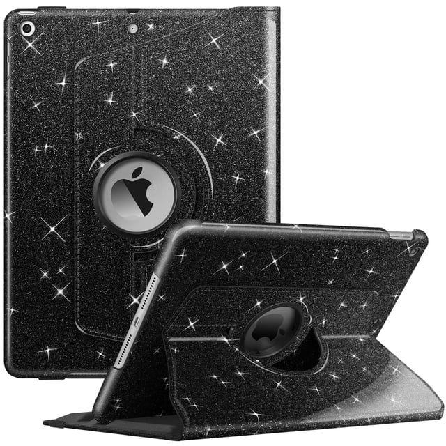 Funda para tablet FINTIE para iPad de 10,2" con soporte giratorio de 360° en negro