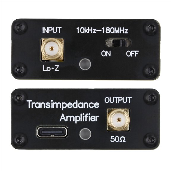 Mini Antena de Bucle Amplificador de Alta Impedancia 10kHz-180MHz con Convertidor de Baja Impedancia para Radio Walkie Talkie SDR