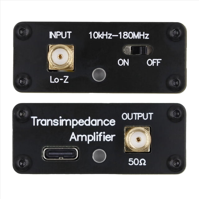 Mini Antena de Bucle Amplificador de Alta Impedancia 10kHz-180MHz con Convertidor de Baja Impedancia para Radio Walkie Talkie SDR