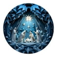 thumbnail image 3 of RKSTN Hanging Board Round Acrylic Christmas Decorations Blessing Baptism Decorations Holiday Wall Decorations, 3 of 5