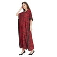 thumbnail image 2 of Gypsie Blu Women Kaftans Dresses Caftan Long Maxi Printed Dress for Ladies Online, 2 of 7
