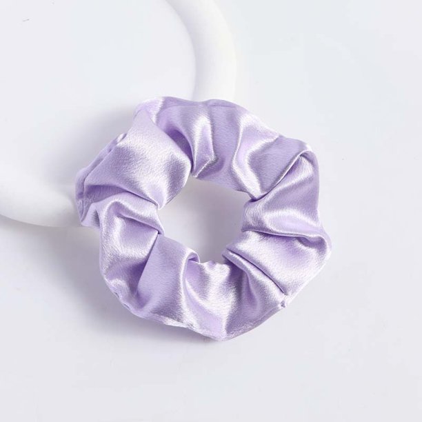 Anillo de pelo de rosa de satén para el intestino grueso, accesorios para el cabello de cuerda para el cabello de rosa dulce de súper hada de primavera y verano para mujeres coreanas