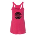 thumbnail image 2 of Dependanble Service of Dogde since 1914 | Womens Cars and Trucks Premium Tri-Blend Racerback Tank Top, Shocking Pink, Small, 2 of 3