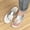 Silver + high quality storage bag, variant on Summer New Casual Slip-On Slippers, Open-Toe Sandals for Indoor/Outdoor Use, Comfortable, Simple, Breathable Soft-Sole Beach Shoes, British Style Trendy Large Size Slippers, Fashionable All-Seaso
