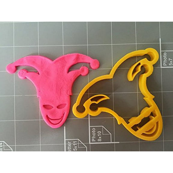 Joker Cookie Cutter- Fast Shipping - Sharp Edges - Exceptional Quality