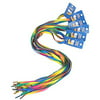 Flat Shoelaces 6 Pairs for Women and Girls Shoes or Sneakers Rainbow Color