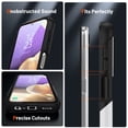 thumbnail image 5 of Nalacover Samsung Galaxy A32 4G Case, Heavy Duty 3 in 1 Rugged Shockproof Rugged Silicone Hybrid Hard PC Soft TPU Bumper Camera Raised Drop Protective Girls Women Boy Men Phone Covers, White, 5 of 8