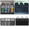 thumbnail image 4 of Oxford Fabric Universal Car Back Seat Storage Bag Mesh Pocket Interior, 4 of 8