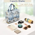 thumbnail image 5 of FORMRS Womens Corduroy Tote Bag Crossbody Shoulder Handbag with Pocket, Winter Village, 5 of 7