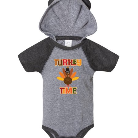 

Inktastic Thanksgiving Turkey Time Gift Baby Boy or Baby Girl Bodysuit