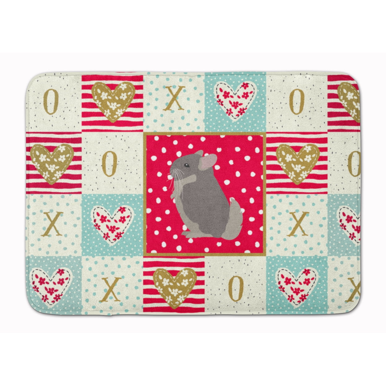 LOVE RAT（RED Ver.） Rex Rat Love Machine Washable Memory Foam Mat Red - Walmart.com