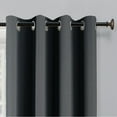 thumbnail image 3 of Better Homes & Gardens Solid Herringbone Blackout Curtain Panel, 1 Panel, Grey, 50" W x 108” L, 3 of 6
