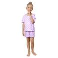 thumbnail image 6 of EFINNY Nightgowns Mom and Daughter Matching Family Pajamas Set Polka Dot 2PCs Short Sleeve Top and Shorts Outfits for Girls 6-12Y, 6 of 8
