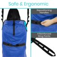 thumbnail image 4 of Vive Patient Lift Sling - Full Body Mesh Sling for Showering & Home Use - Transfer Sling for Elderly & Disabled - Patient Transfer Blanket & Lift Pad Assi, 4 of 9