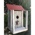 thumbnail image 2 of Home Bazaar HBA-1009S Beavertown Bird Shack, White with Red Roof, 2 of 6