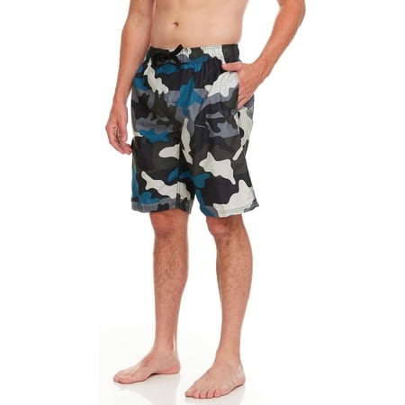 Kanu Surf Men's Infinite Swim Trunks (Regular & Extended Sizes) Large Surf Camo Black
