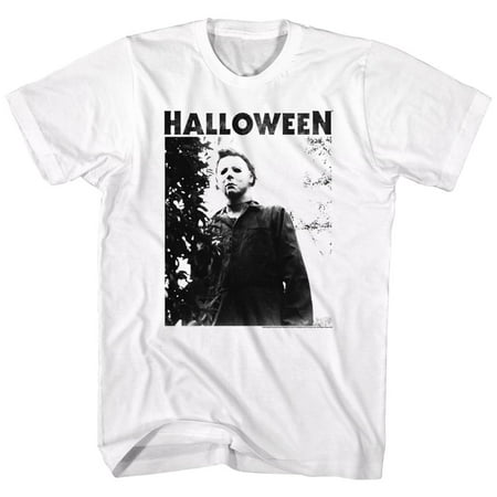 Halloween WATCHING BIG TITLE 4X Cotton T-shirt White Adult Men's Unisex Short Sleeve