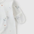 thumbnail image 6 of CAUYDY Newborn Boys Sleepers Baby Clothes 6 9 12 18 Months Preemie Long Sleeve Romper Fall Winter Infant Boy Cute Pajamas Toddler Jumpsuit White for Sizes 1-3 Months, 6 of 6