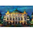 thumbnail image 2 of Gavidia, Pedro 18x13 White Modern Wood Framed Museum Art Print Titled - Paris France Opera Garnier Night, 2 of 4