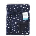 thumbnail image 2 of Manta Hudson Baby Plush Vison Sherpa Navy Star 76 x 102 cm, 2 of 2