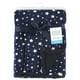 thumbnail image 2 of Manta Hudson Baby Plush Vison Sherpa Navy Star 76 x 102 cm, 2 of 2