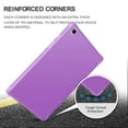 thumbnail image 4 of KIQ Galaxy Tab A 8.0 Case 2019, TPU Skin Case Cover Ultra Thin And Lightweight Protection With Camera & Charging Port Cut-Outs for Samsung Galaxy Tab A 8.0 2019 Tablet T290/T295 [Purple], 4 of 7