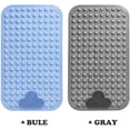 thumbnail image 5 of Alfombra de ducha antideslizante 70 x 40 cm Alfombra de baño de masaje, Alfombra de baño con orificios de drenaje y ventosas - Gris, 5 of 5