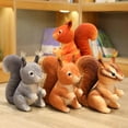 thumbnail image 2 of Nice Simulation Squirrel Plush Toys Stuffed Soft Real Life Anima, 2 of 5