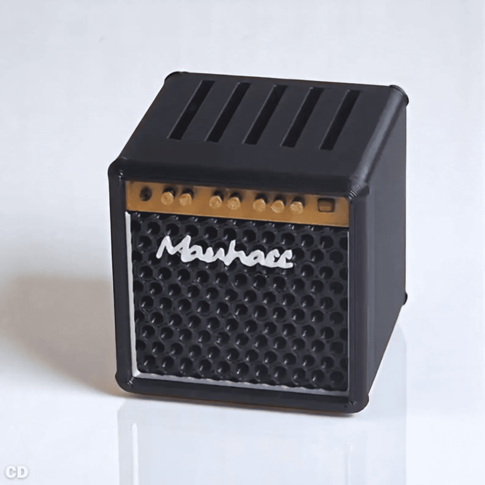 Customizable 3D Printed Guitar Amp Pick Holder with Drawer | Holds on Top + Extra Storage - Great Fathers Day Gift!