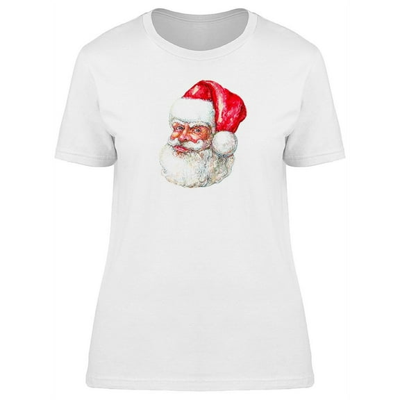 Holiday Santa Claus Christmas T-Shirt Women -Image by Shutterstock, Female Small