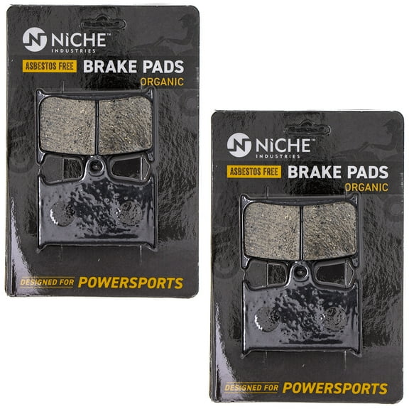 Niche Front Brake Pad Set for Suzuki Bandit 1200 Organic Motorcycle 2 Pack 519-KPA2564D