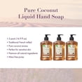 thumbnail image 5 of A LA MAISON Pure Coconut Liquid Hand Soap - Triple French Milled Natural Moisturizing Soap (3 Pack, 16.9 oz Bottle), 5 of 6