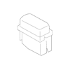 Genuine OE Mitsubishi Blank Cover - 8050A018