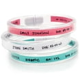 thumbnail image 1 of Pulseras de identificación Mabis ID tubulares impermeables, 50 unidades, 1 of 9