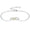 Citrine, variant on Mom Bracelet for Women, white gold plated Infinity Bracelet with Heart Birthstone, Jewelry Gift for Mom Daughter Wife, 6.5 2"
