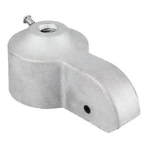 SEWOART metal flag pole pulley truck Silver Chess Hat for Flagpole Hardware Repair Parts 1Pack