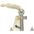 thumbnail image 2 of Hampton Nautical 7" Decoration Wooden Whitewashed Decorative Anchor with Hook, 2 of 5