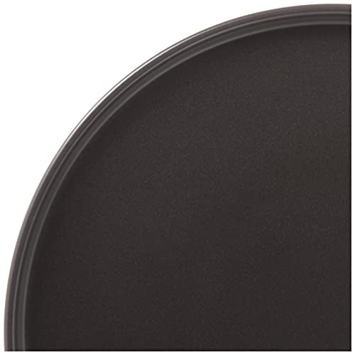 Stone Lain Ensemble d'Assiettes Rondes en Grès 4 Pcs Noir Mat