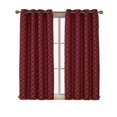 thumbnail image 1 of Deconovo Cortinas opacas rojas de 132 x 114 cm con aislamiento térmico para ventanas, 1 of 7