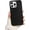 Black, variant on Skin Touch Feel Leather Phone Case for iPhone (Black,iPhone 13 Pro)