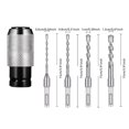 thumbnail image 3 of TIELUTT Adapter with Drill Bits Functional To Drill Converter with Adapter and Bits Quick Release Adapters 4 Hole Saw Foam Cylinders Hollow Center Mini Saw 4 1/2 5/8 Hole Saw Bit 4 1/2 Circular Saw 7, 3 of 6